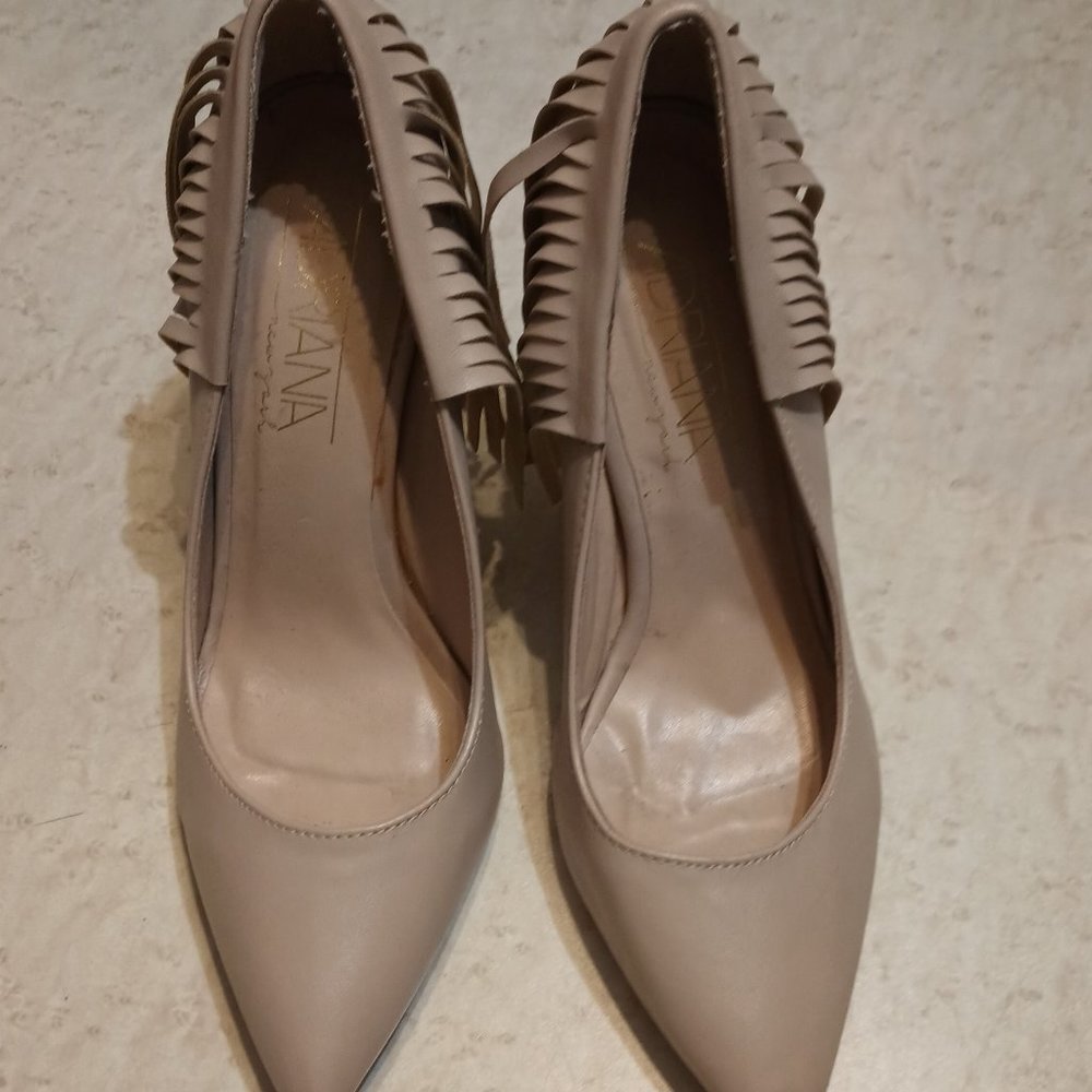 Adriana New York Tan stiletto high  Heels  Shoes  6.5 women's